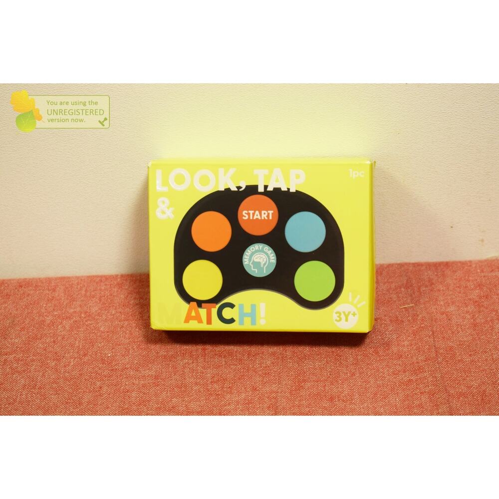 Look, Tap & Match Memory Game Black